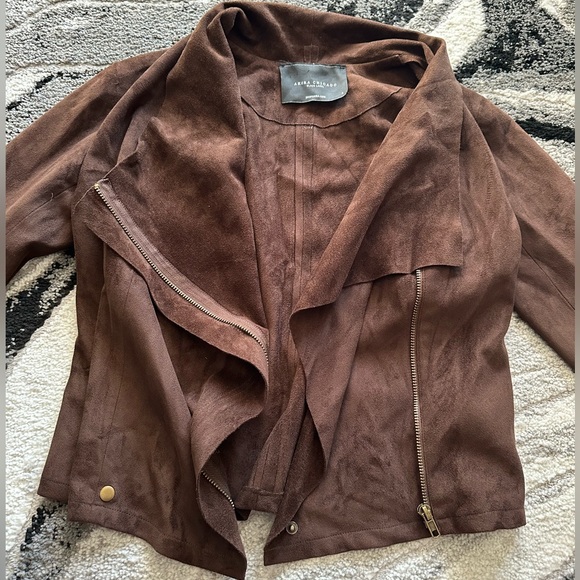 Brown Suede Jacket - Picture 2 of 5